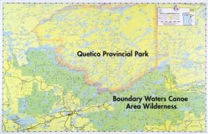 BWCA - Quetico Map